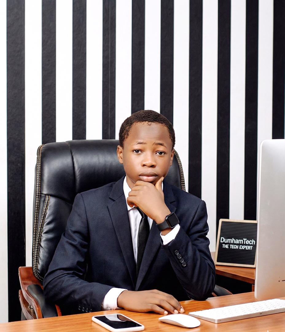 Hamzat Mahmud Oluwadamilare, CEO and founder of DumhamTech